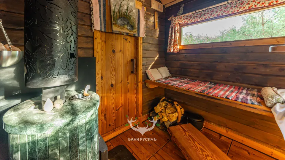 Фото готовой бани - парная