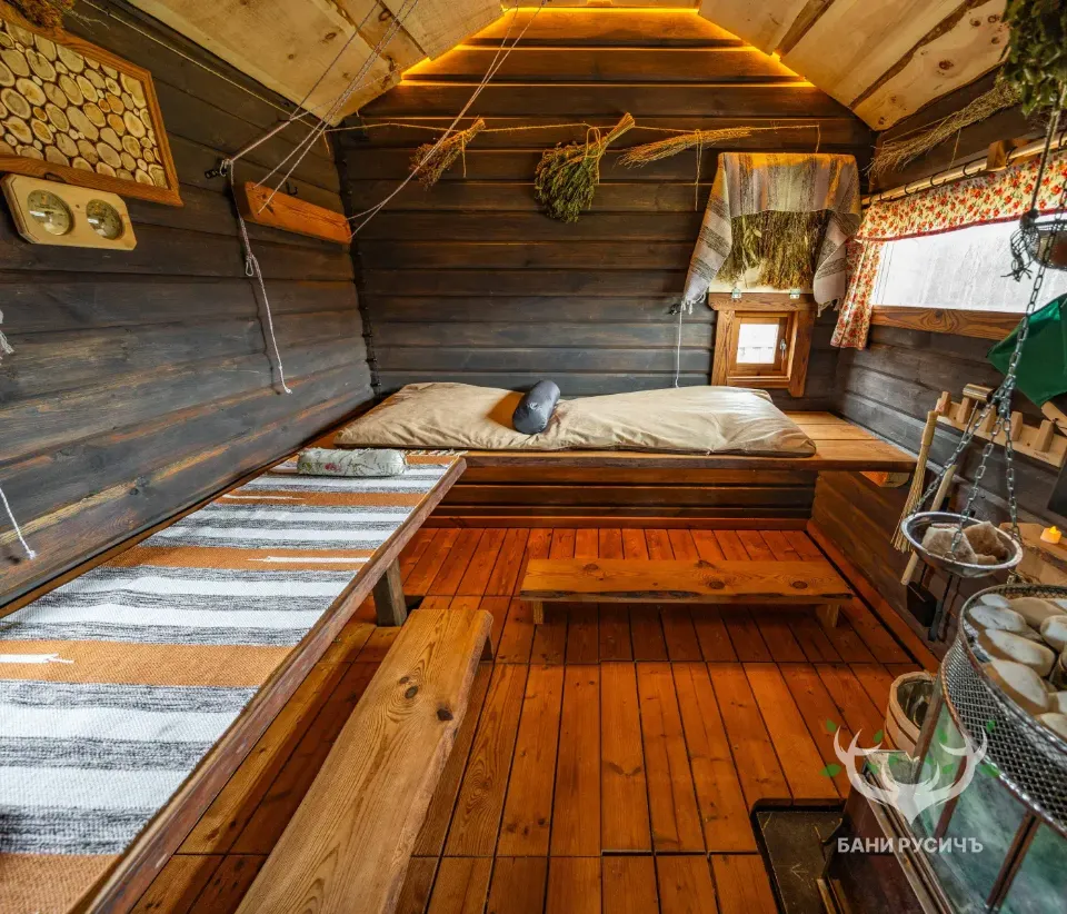 Фото готовой бани