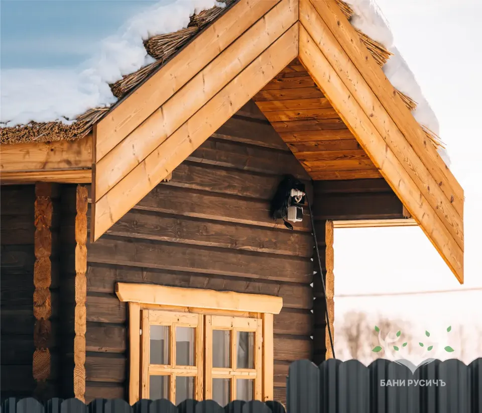 Фото готовой бани