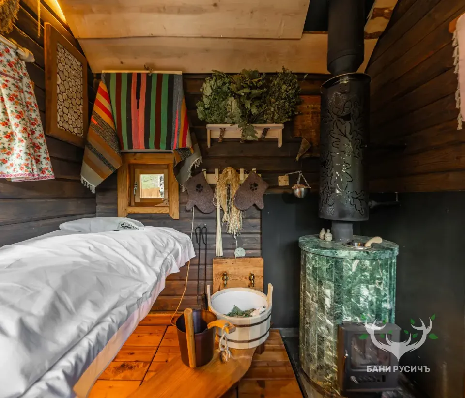 Фото готовой бани