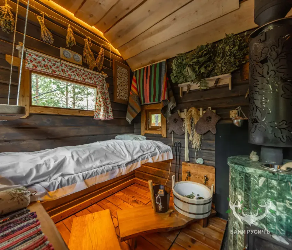 Фото готовой бани