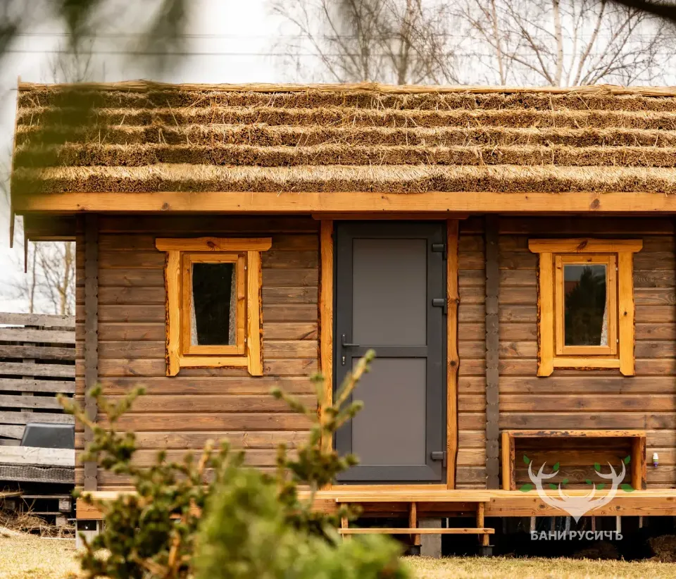 Фото готовой бани