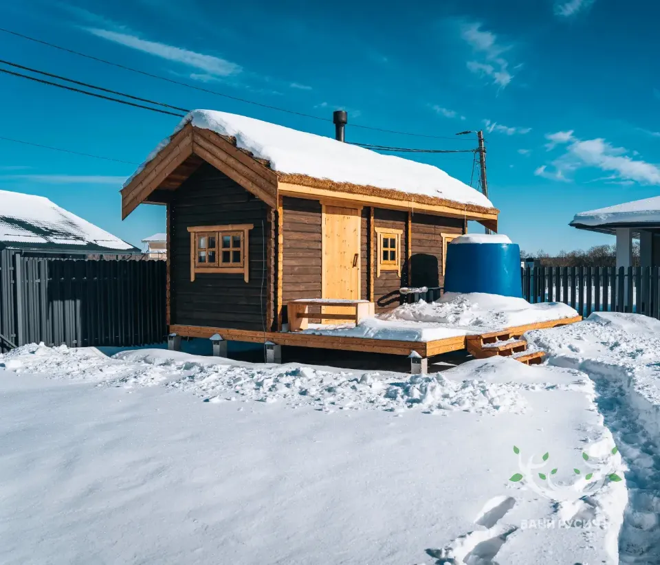 Фото готовой бани