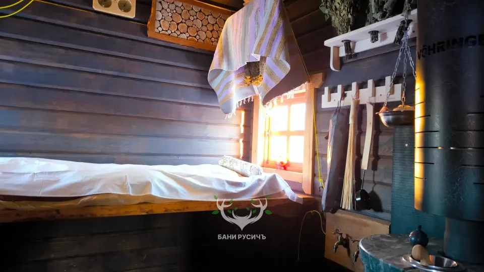 Фото готовой бани - помывочная