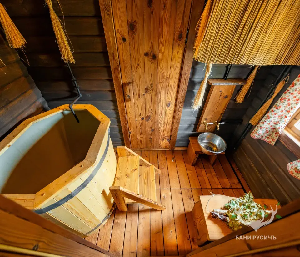 Фото готовой бани