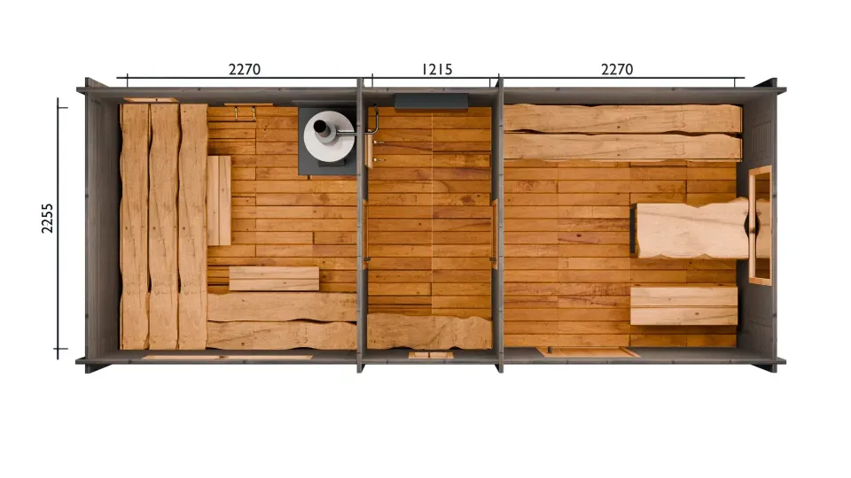 планировка бани