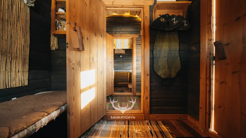 Фото готовой бани