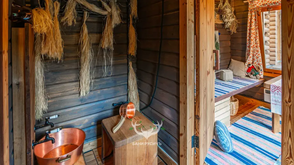 Фото готовой бани - помывочная