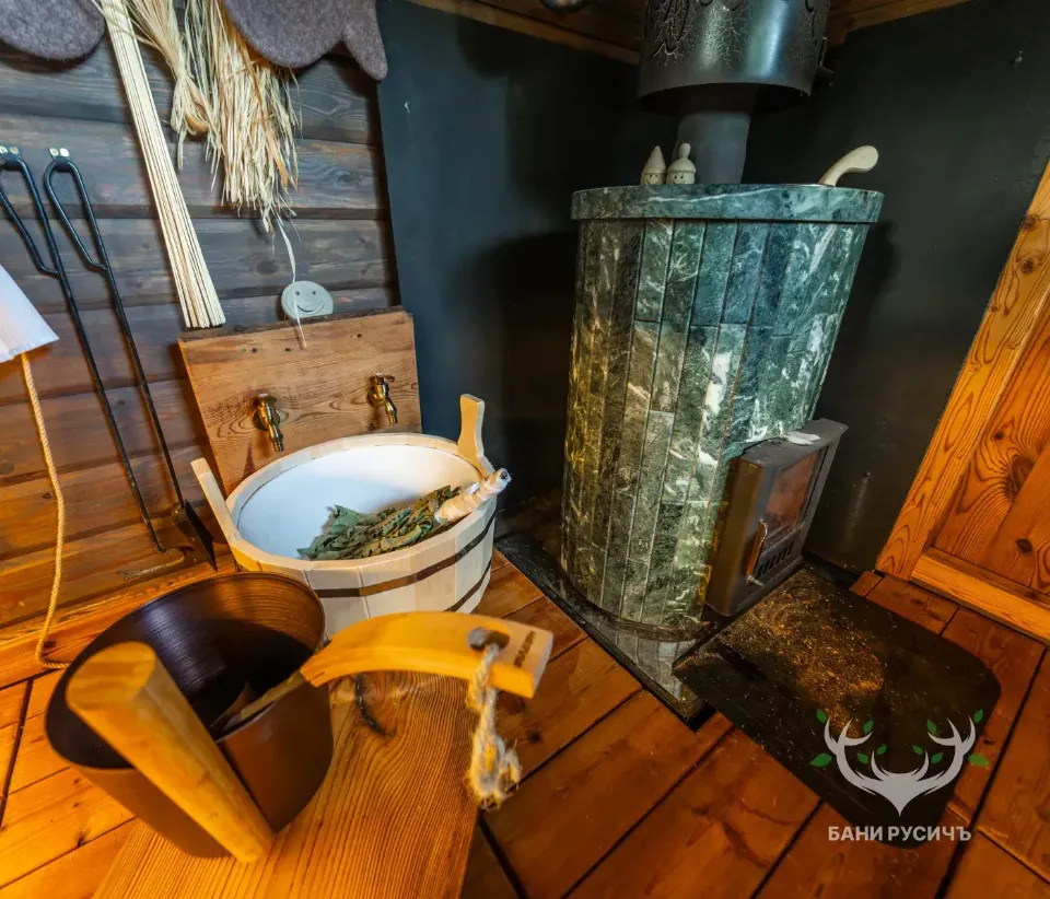 Фото готовой бани