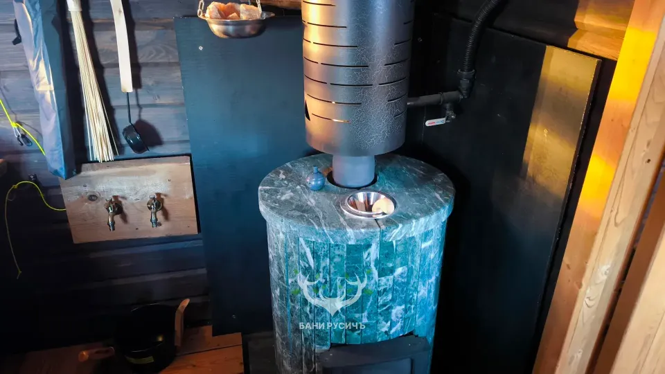 Фото готовой бани - парная