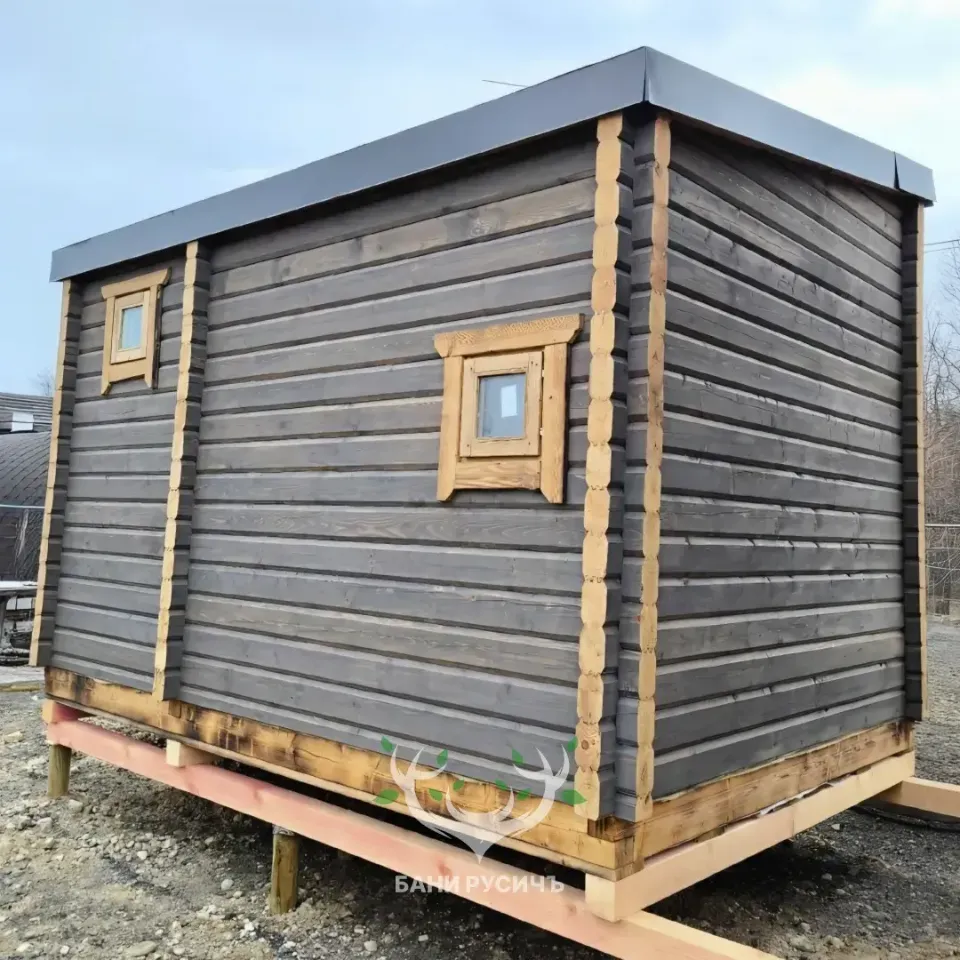 Фото готовой бани "Народная"