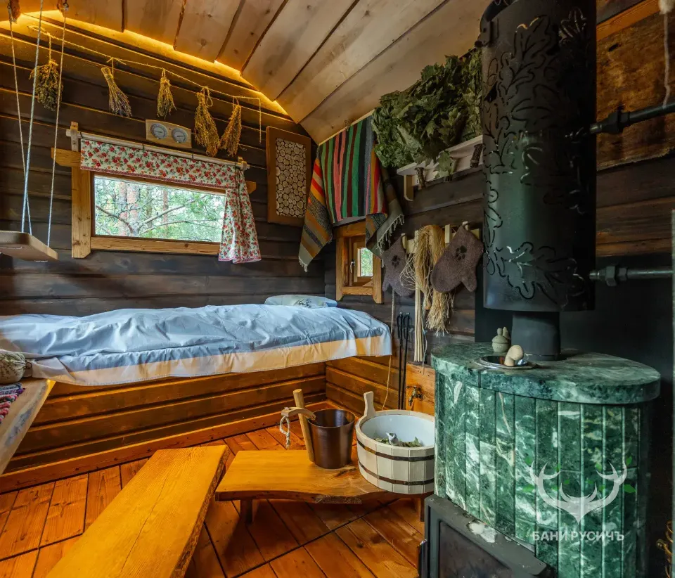 Фото готовой бани