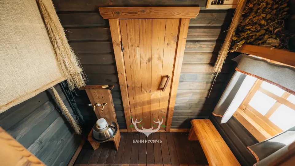 Фото готовой бани - помывочная