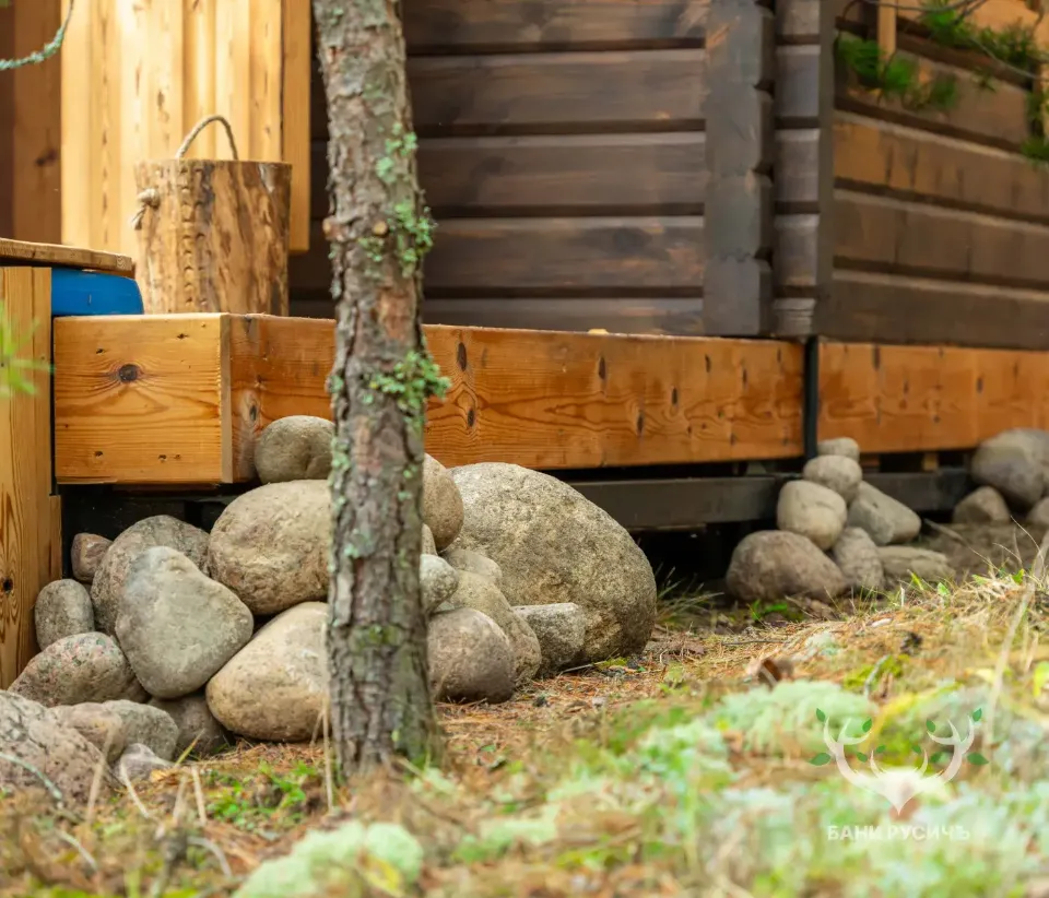 Фото готовой бани