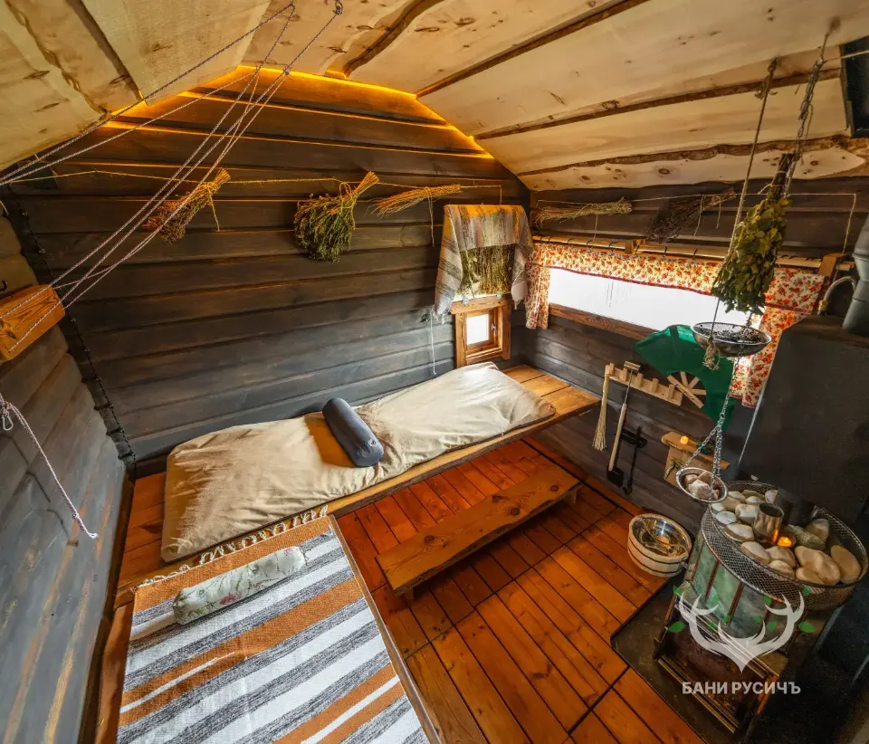 Фото готовой бани