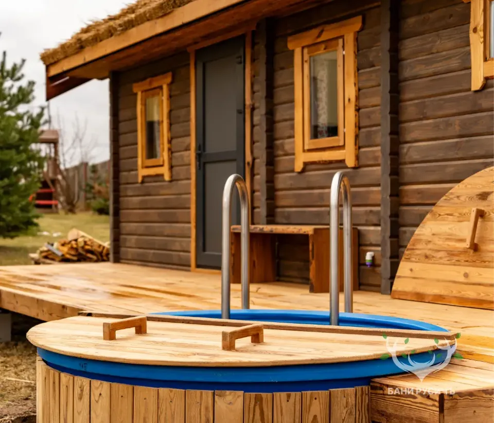 Фото готовой бани