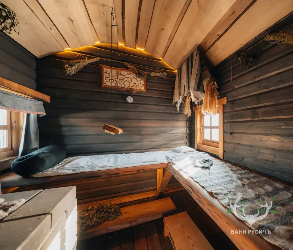 Фото готовой бани