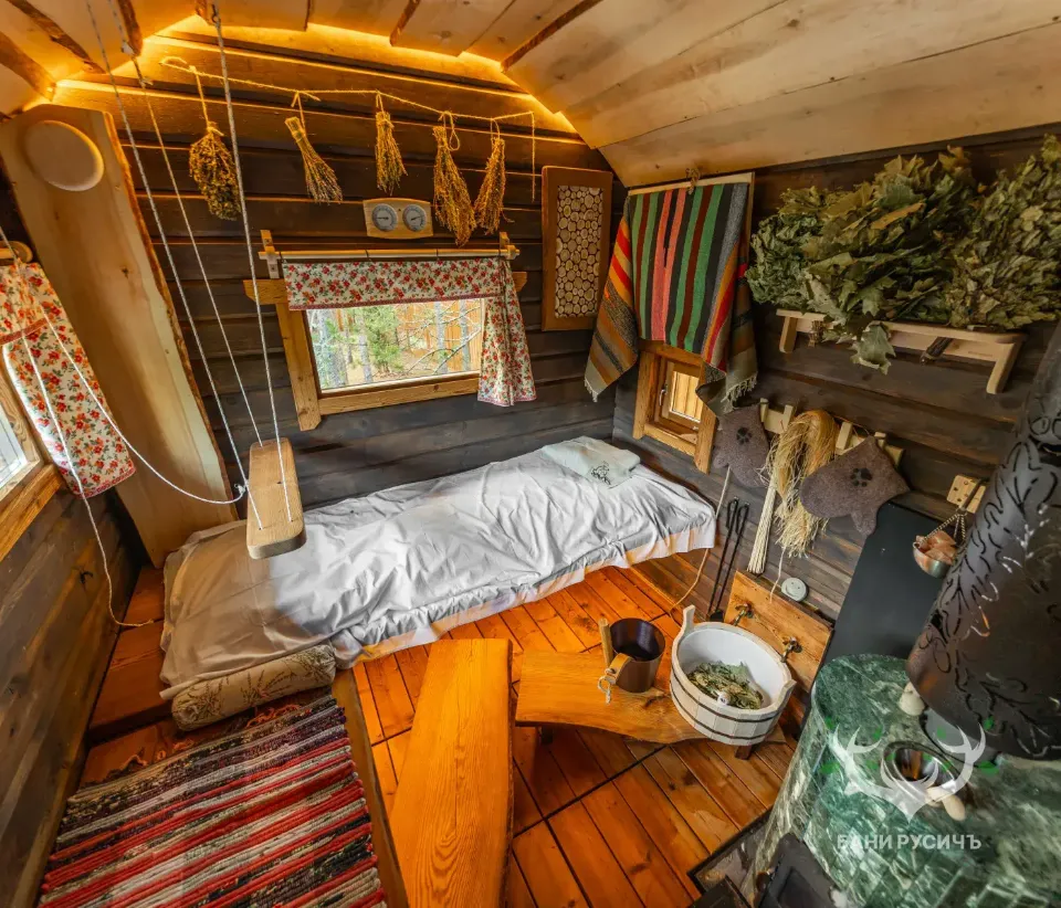 Фото готовой бани