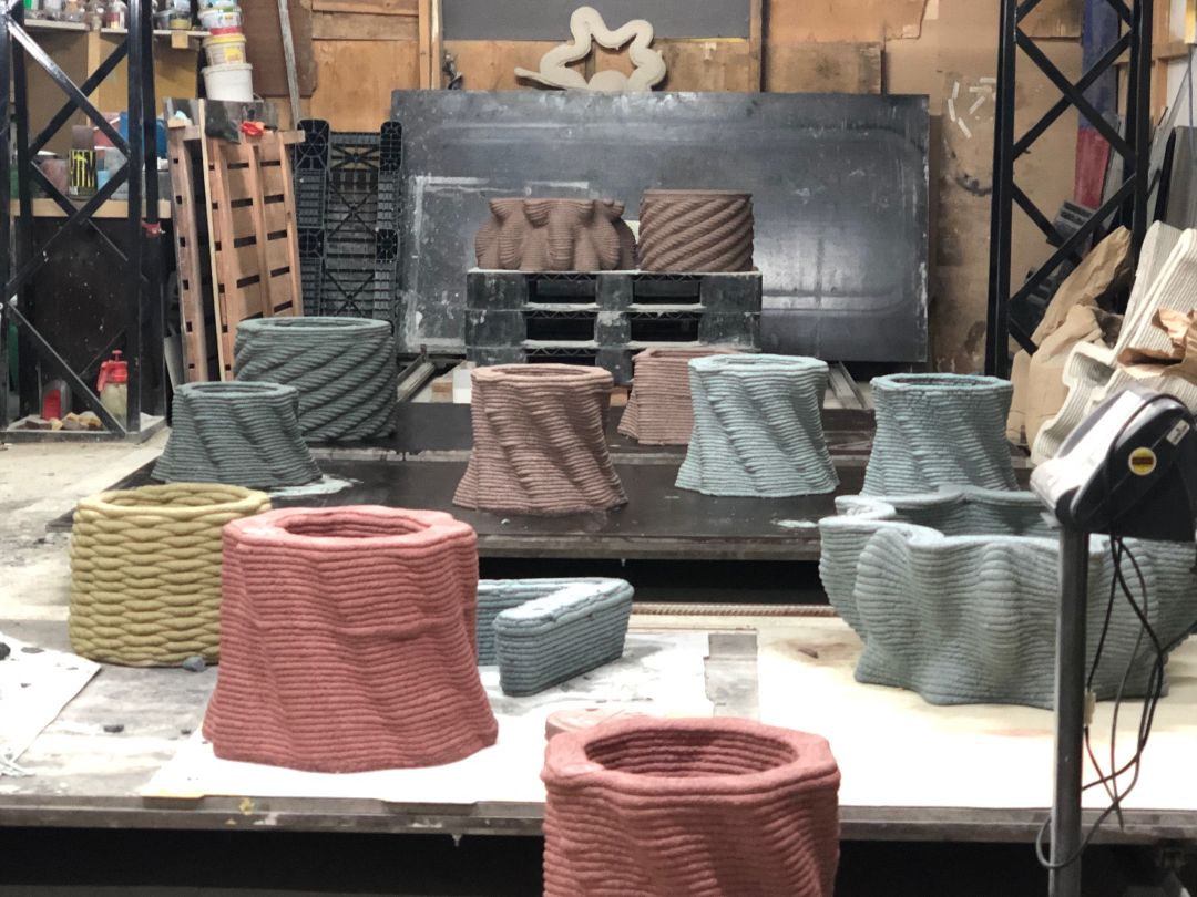 Цветная 3д печать бетоном. ОСНОВАНИЕ