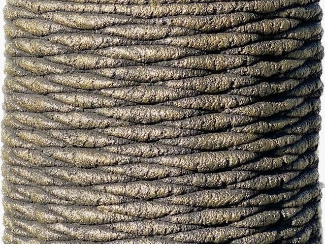 Цветная 3д печать бетоном. ОСНОВАНИЕ. Графит, патина