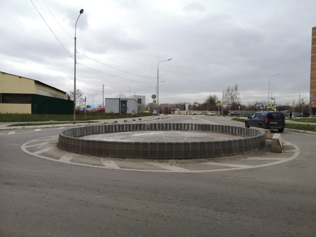 Наборная клумба. Диаметр 11,5 м. 3д печать бетоном. ОСНОВАНИЕ