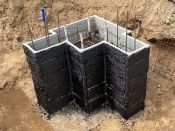 Несъёмная бетонная опалубка сложной формы