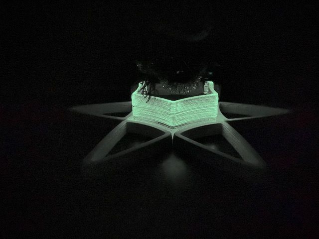 Вазон наборный. 3д печать бетоном. Светящийся в темноте бетон. ОСНОВАНИЕ