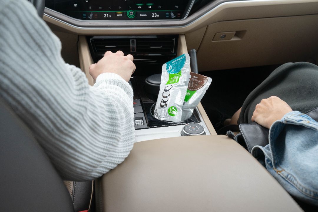 машина поездка перекус в дорогу тофу ясо 