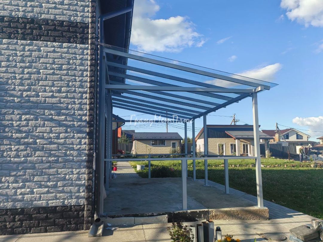 навес односкатный на заказ