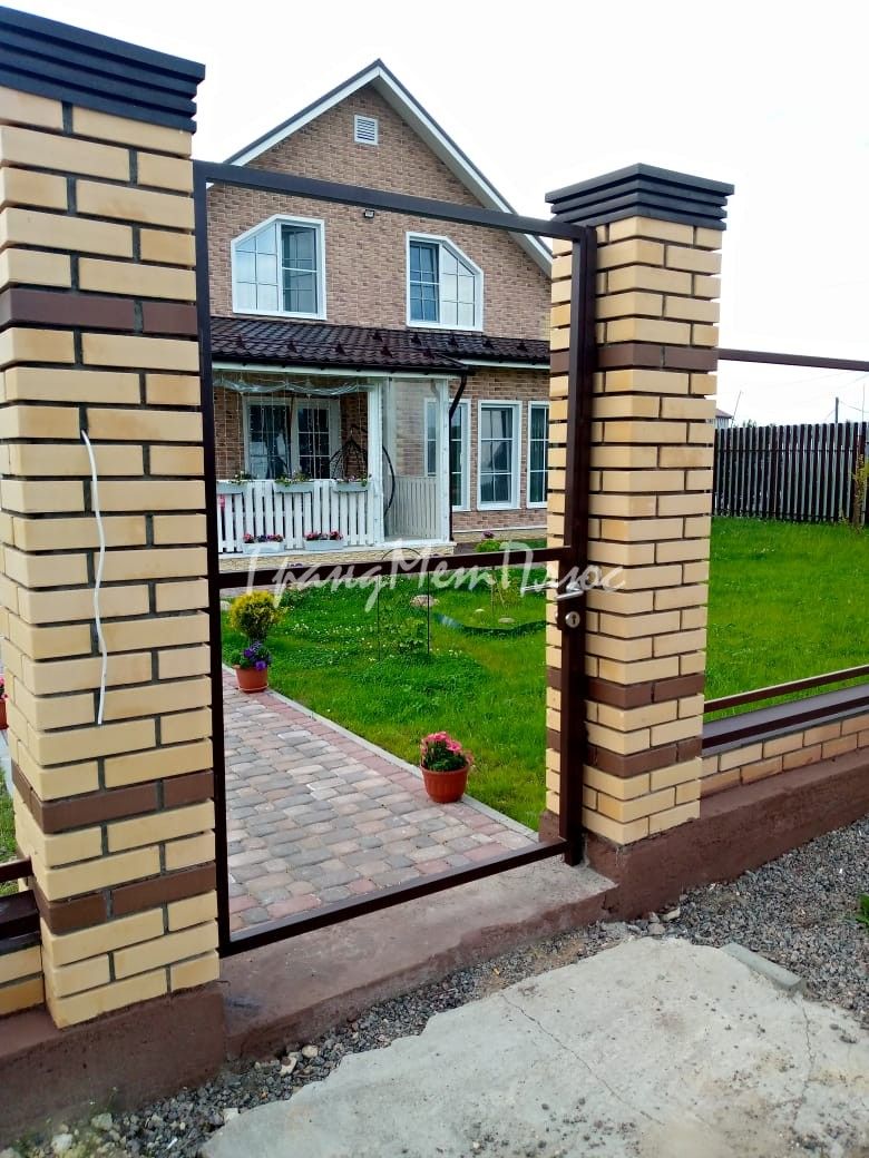 Калитка с забором сварные