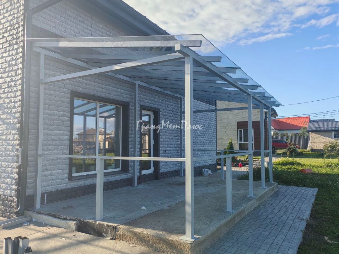 навес односкатный на заказ