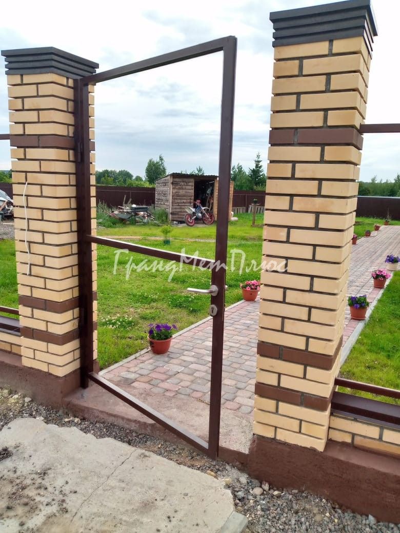 Калитка с забором сварные 