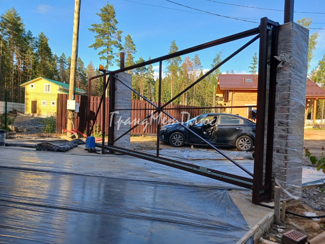 Калитка и ворота сварные откатные