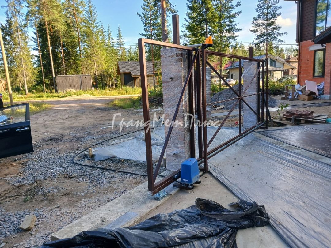 Калитка и ворота сварные откатные