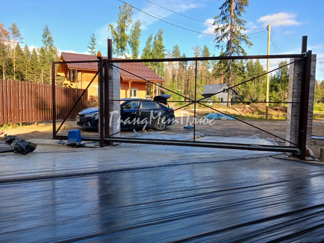 Калитка и ворота сварные откатные