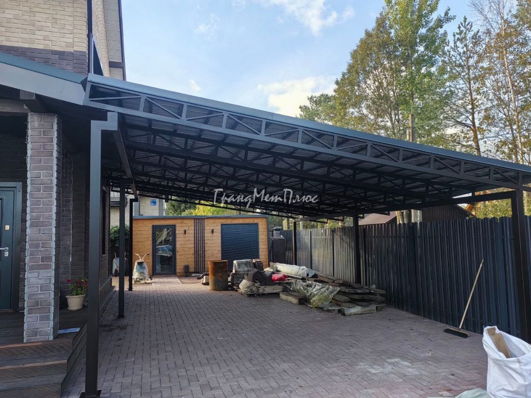 навес односкатный на заказ