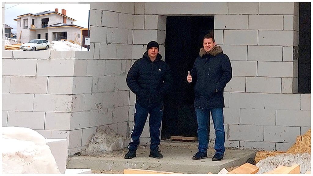 Строим двухэтажный дом из газоблока в Одинцово