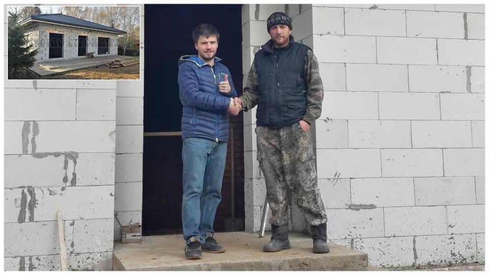 Одноэтажный дом из газоблока в Одинцово