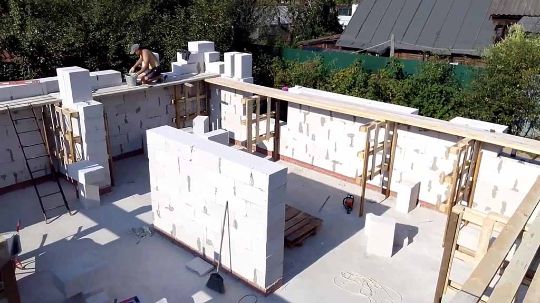Коробка из газоблока в Раменском