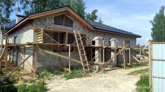 Облицовка дома кирпичом