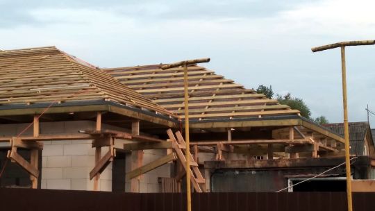 Монтаж обрешетки