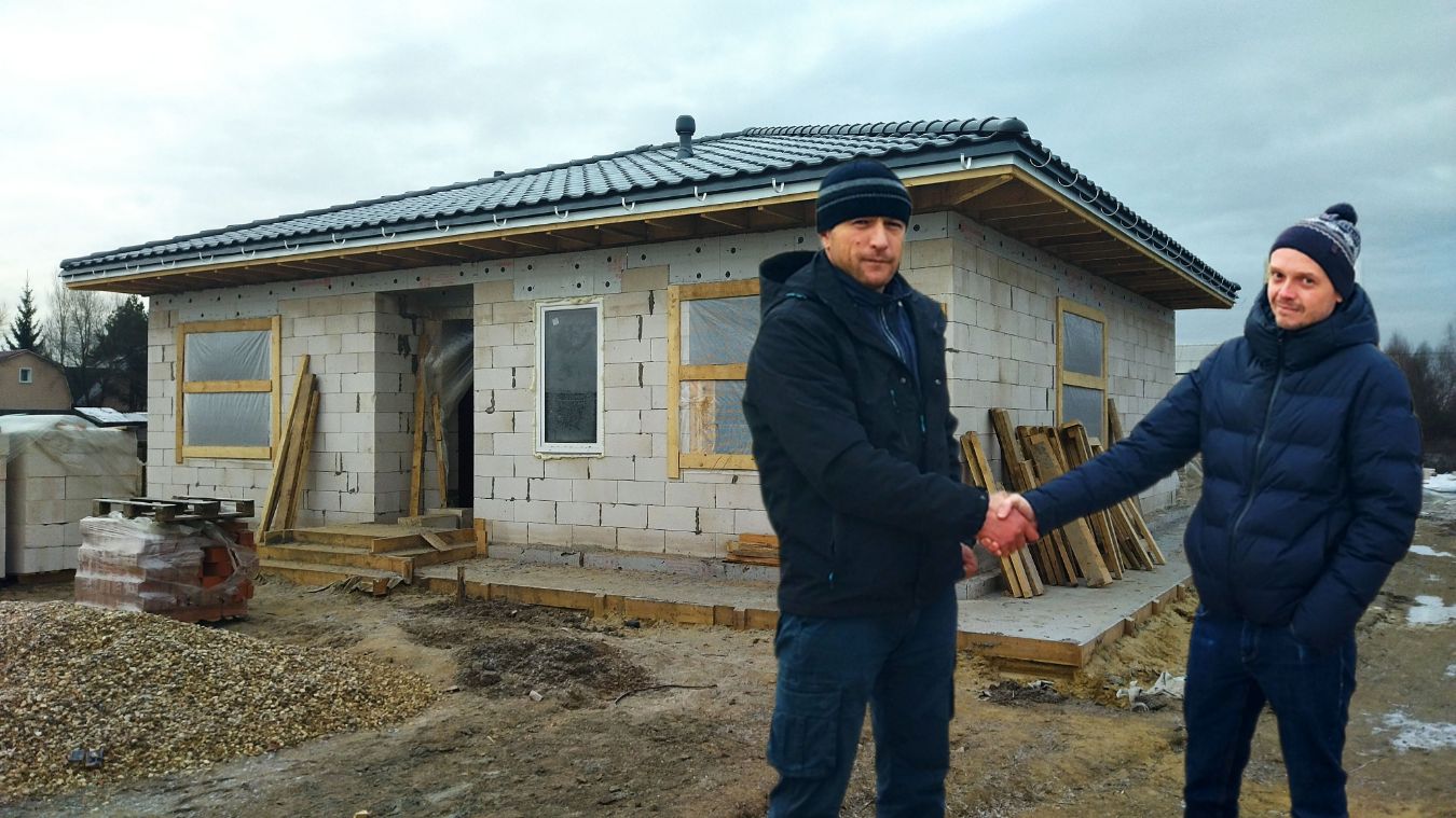 Одноэтажный дом из газобетона в Балашихе