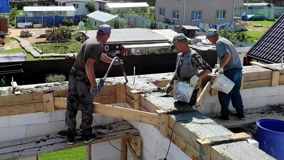 Армопояс под мауэрлат