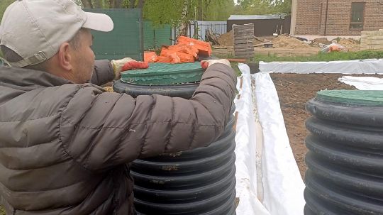 Монтаж дренажа