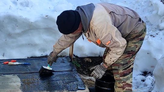 Кладка первого ряда газоблока