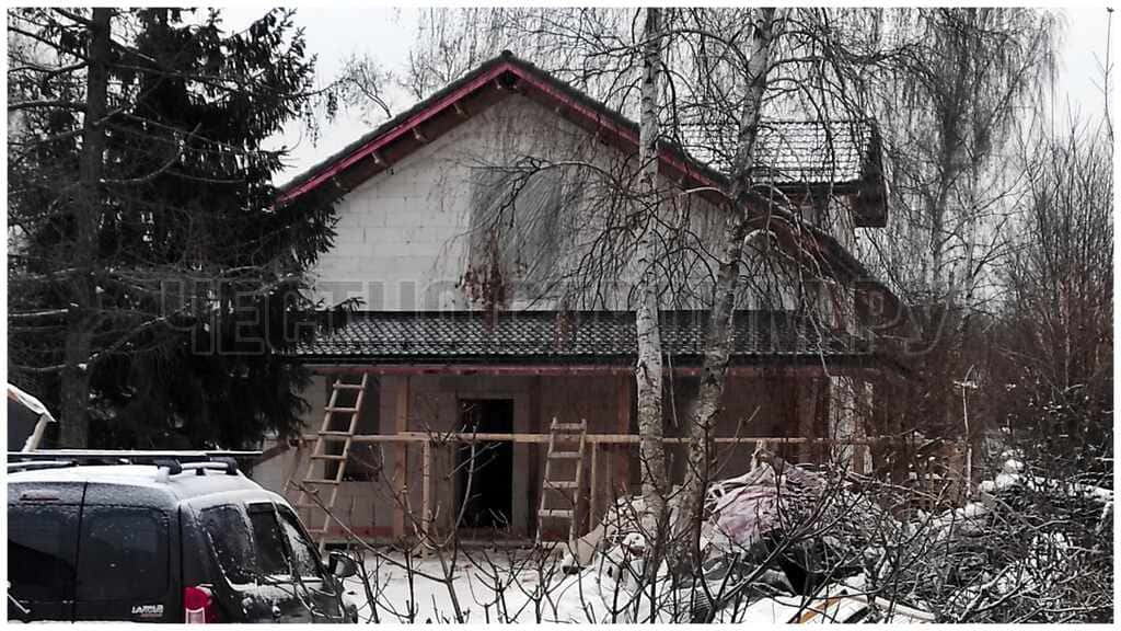 Наша бригада строит дом из газоблока в Красногорске