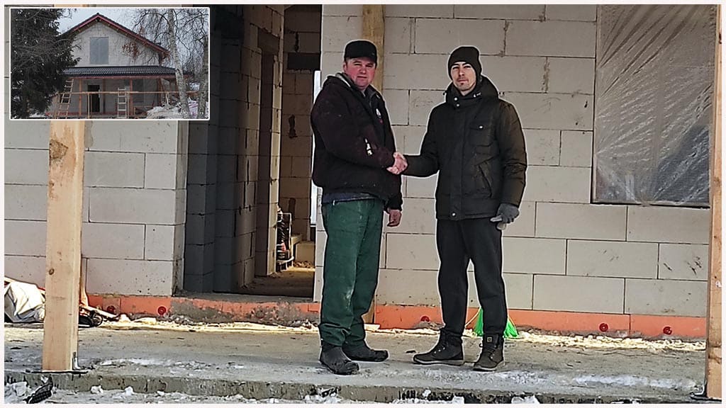 Строительство дома из газоблока в Красногорске. Заказ с "Авито"