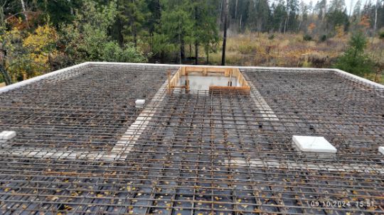 Монолитная плита перекрытия