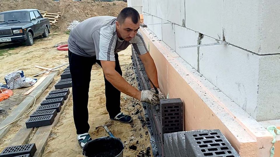 Внешняя отделка дома из газобетона