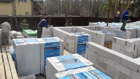 Дом из газоблока
